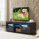 Stand for 55+ 60 inch Tvs - Morden TV Stand with LED Lights