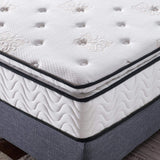 Queen Mattress 11.4 Inch Pillow Top Pocket Spring Hybrid Mattress,