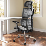 Mesh Office Chair, Ergonomic Computer Desk Chair with Adaptive Lumbar Support