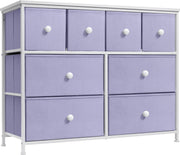 Fabric Dresser for Kids Bedroom - Chest of 8 Drawers, Storage Tower, Clothing Organizer,