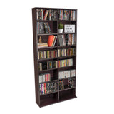 Oskar Adjustable Media Cabinet - Holds 464 CDs, 228 DVDs or 276 Blu-rays