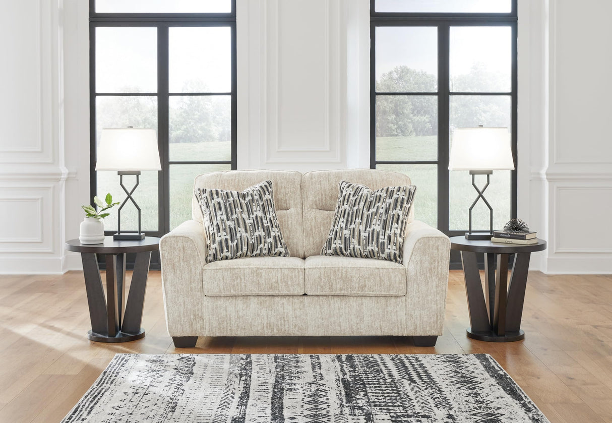 Lonoke Contemporary Loveseat for Living Room, Beige