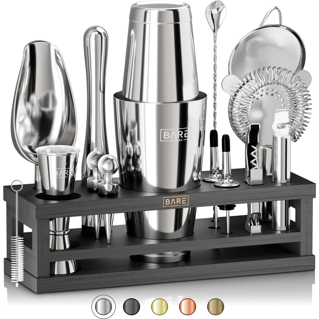 Mixology Bartender Kit Bar Set | 16-Piece Cocktail Shaker Set | Martini Barware Mixing