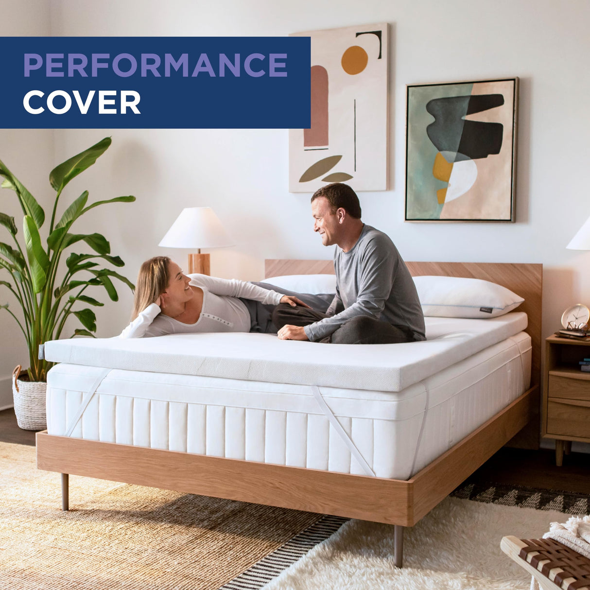 (Supreme) 3" Memory Foam Mattress Topper, Queen