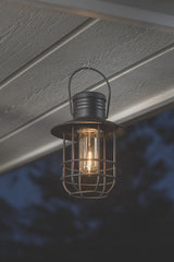 BL820-2 Battery-Operated LED Filament Style Lantern Outdoors Either