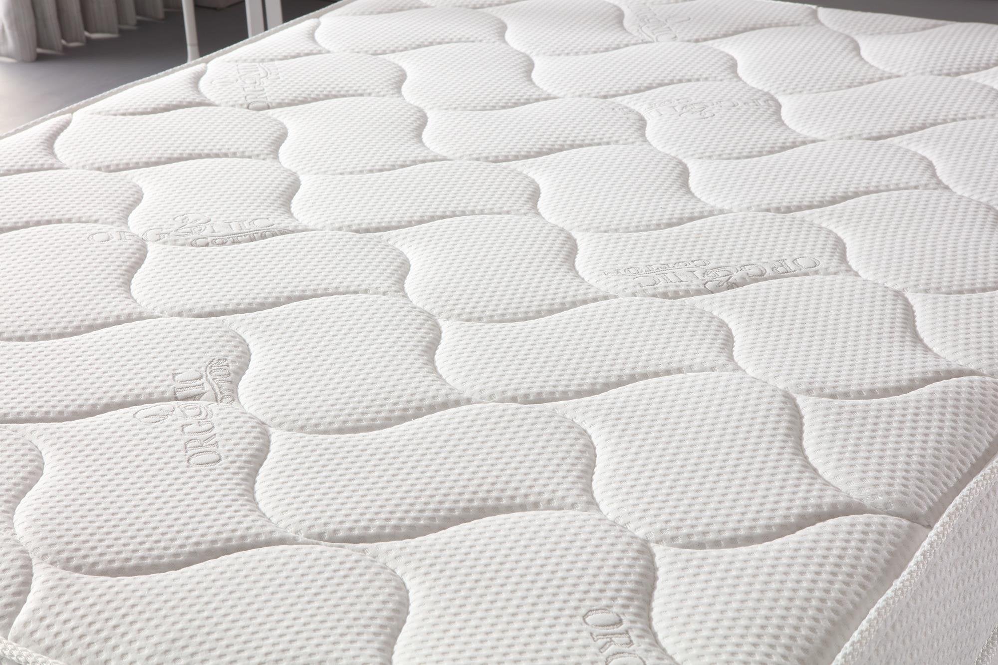 Cool Memory Foam & Pocket Spring Oliver Smith Organic 10 inch Mattress, Queen 2019
