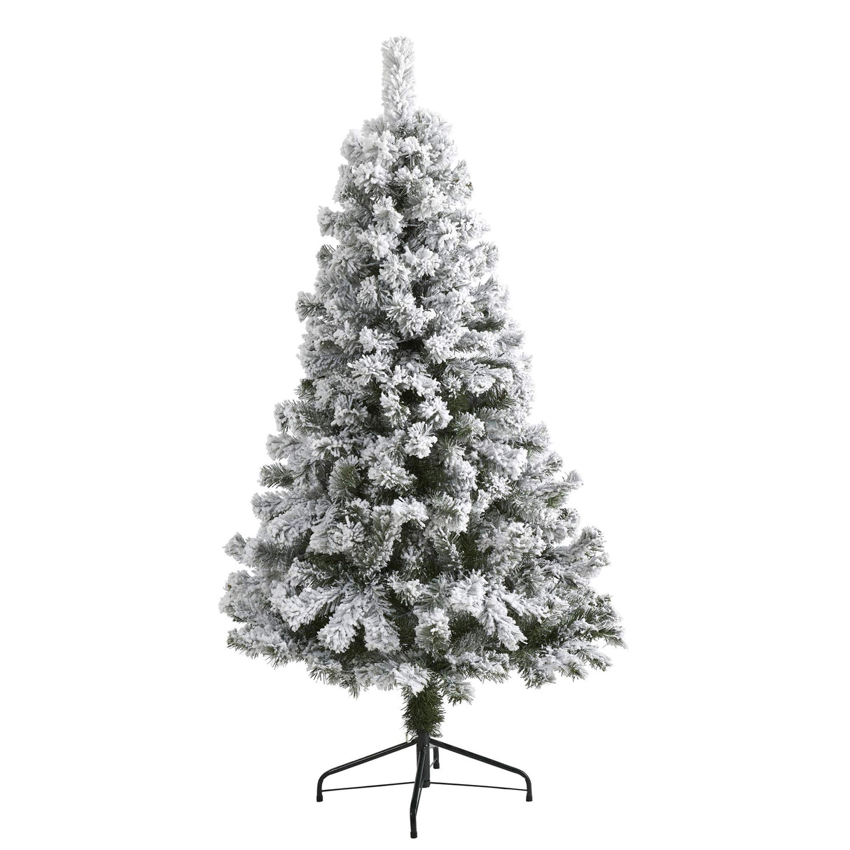 5ft. Flocked West Virginia Fir Artificial Christmas Tree