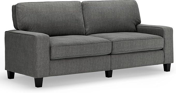 Palisades 78" Track Arm Sofa, Easy Care Polyester, Soft Pillow Back, Pocket Coil Seat Cushions, Removable Covers