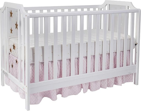 3-in-1 Convertible Crib, Easily Converts to Toddler Bed or Daybed, 3-Position Adjustable