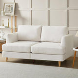 Loveseat - Mid Century Modern 65" Sofa, 2-Seat Upholstered Couch