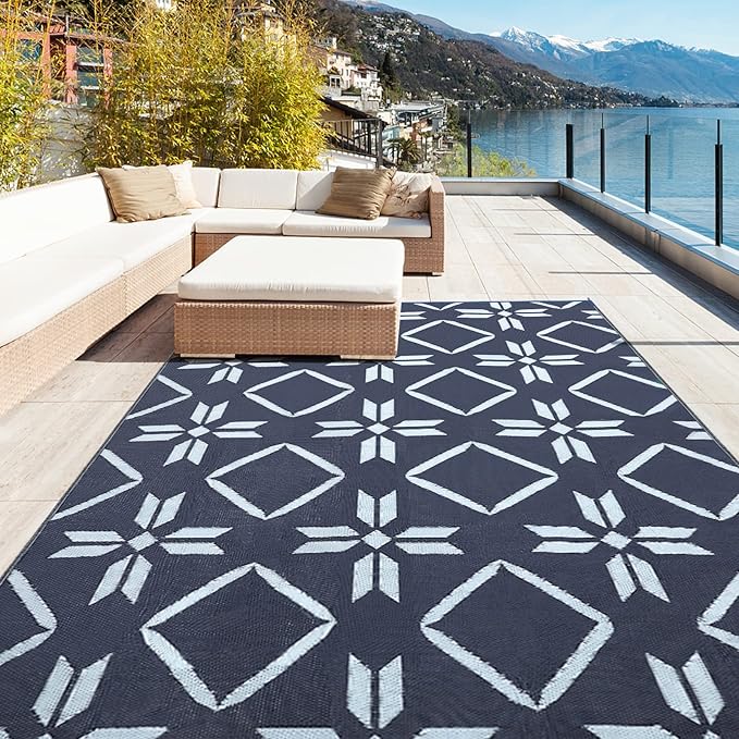 Outdoor Rugs 9x12 Patios Clearance, Outdoor Patio Rug Waterproof, Outdoor Carpet