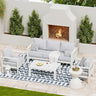 Oversized Aluminum Patio Furniture Set