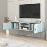 Floating TV Stand, Wall Mounted Entertainment Center with Storage and Open Shelf