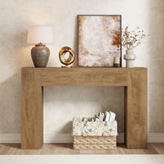 43-Inch Wood Console Table - Farmhouse Entryway Accent