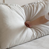 JACH U Shape Couch Sectional for Living Room, Convertible Sectional Sofa, Modern Deep Seat Cloud Couch, Modular Sectional Couch with Ottomans for Living Room, Office, Apartment (6-Seat, Beige)