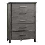 Modern Farmhouse 5 Drawer Chest, W40 x D18 x H56