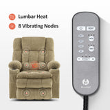 Dual Motor Power Lift Recliner Chair with Massage and Heat for Elderly People, Infinite