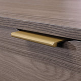 International Lux L-Shaped Desk, L: 65.98" x W: 60.0" x H: 29.72", Diamond Ash Finish