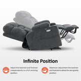 PowerLiftMax Dual Motor Wide Recliner Chair – Heat, Vibration, USB-C & Cup Holders