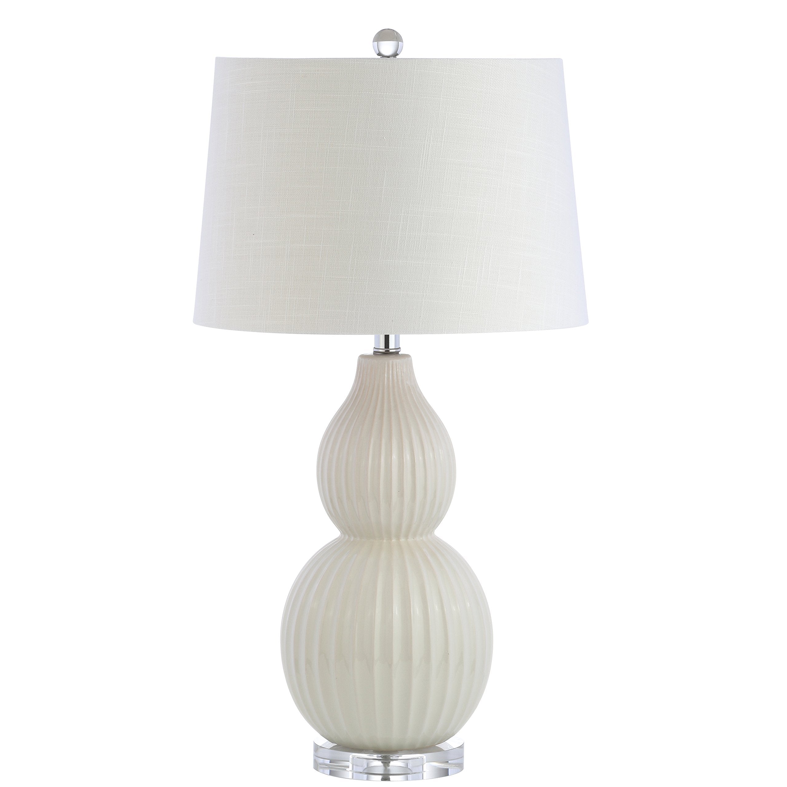 8019A Thatcher 28.25" Ceramic LED Table Lamp Contemporary Transitional Bedside Desk