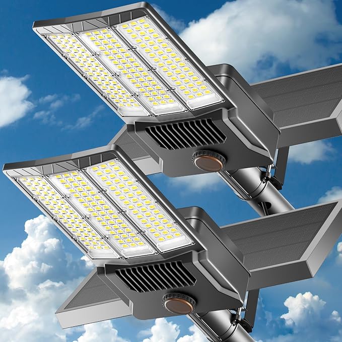 8000W Solar Street Lights Outdoor, Commercial Solar Street Lights Outdoor Dusk to Dawn