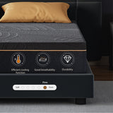 Queen Firm Mattress 14 Inch, Copper-Gel AeroFusion Memory Foam Mattress in a box