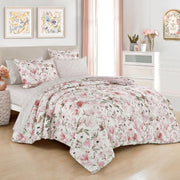 Floral Full Comforter Set - 7-Piece Bed in a Bag