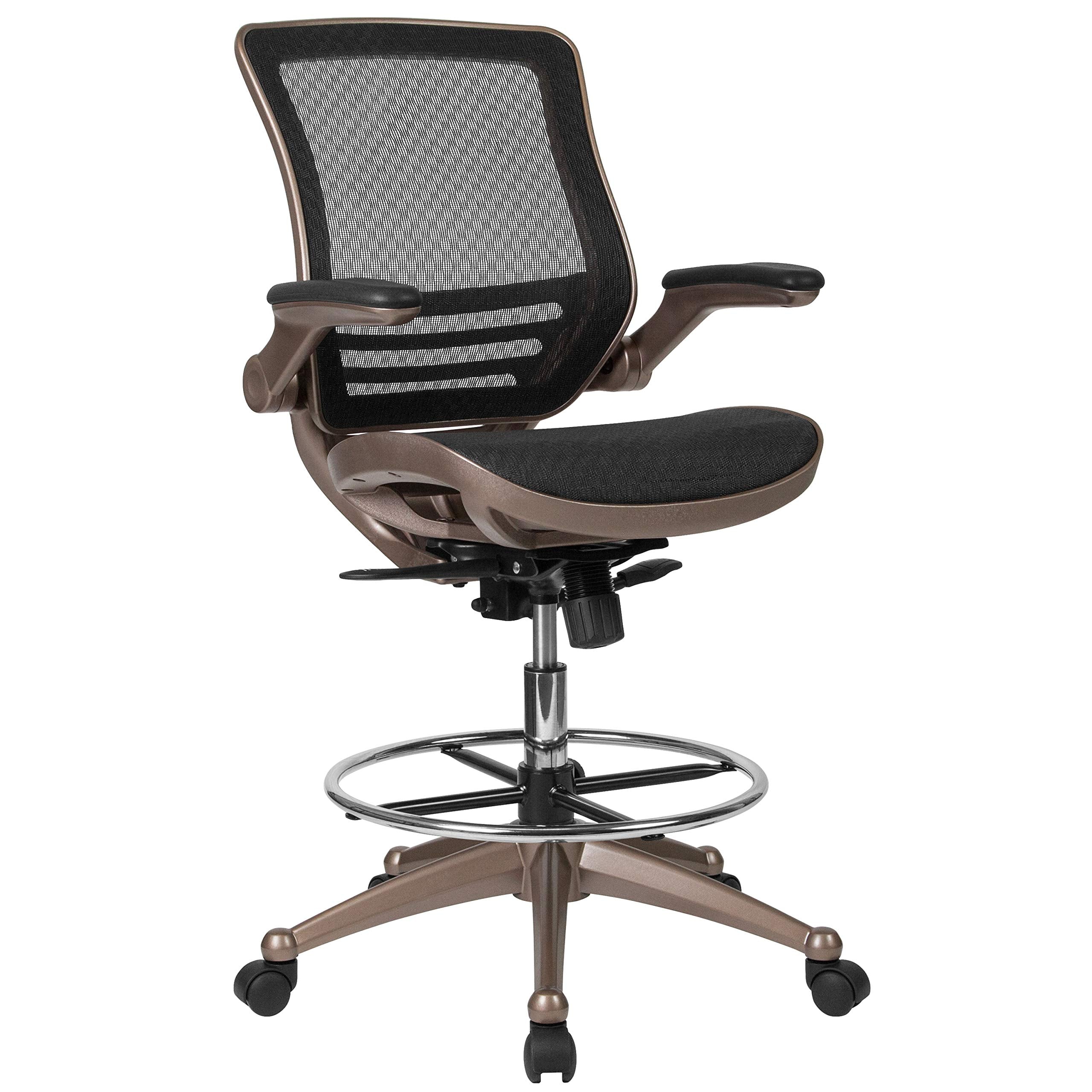 Waylon Mid-Back Mesh Office Chair with Adjustable Foot Ring