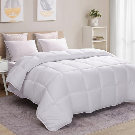 Down Alternative Queen Comforter Duvet Insert,All Season Duvet Insert with Corner