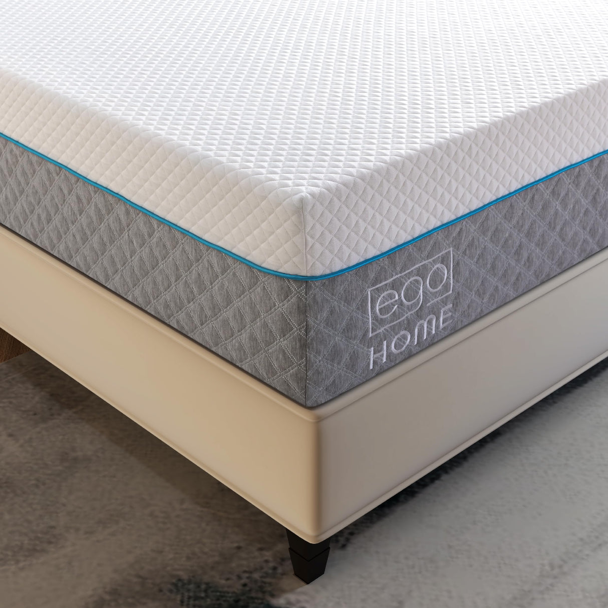 14 Inch King Memory Foam Mattress, Fiberglass Free Mattress Bed in a Box