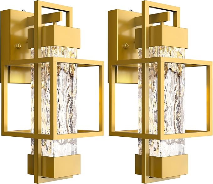 Modern Outdoor Light Fixtures Dusk to Dawn Outdoor Lighting 2 Pack