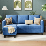 Convertible Sectional Sofa Couch, 3 Seat L-Shaped Sofa