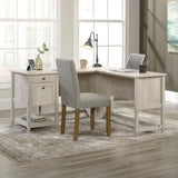 Edge Water L-Desk, L: 59.06" x W: 58.74" x H: 29.57", Chalked Chestnut finish