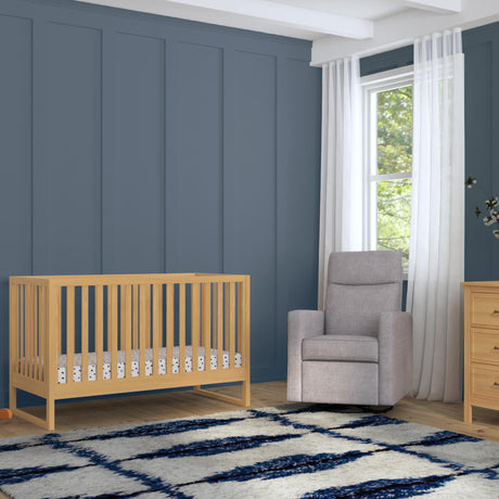 Hunter 3-in-1 Convertible Baby Crib - GREENGUARD Gold Certified - Wood Baby Crib