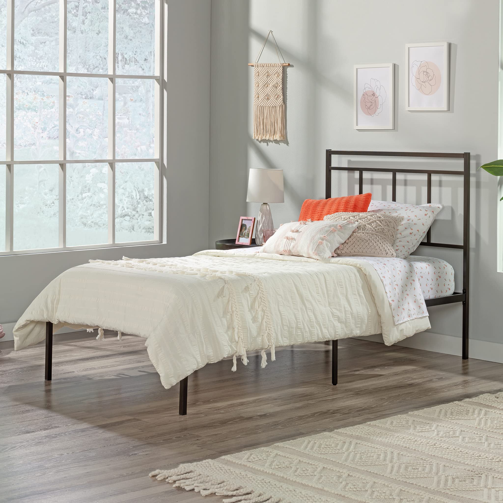 Cannery Bridge Twin Platform Bed with Headboard