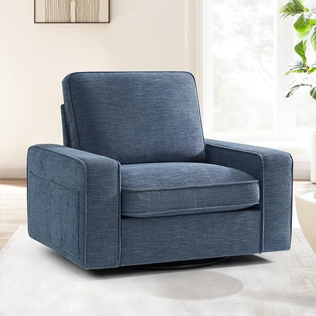 Swivel Accent Chair for Living Room and Bedroom Single Sofa Chair Soft&Breathable