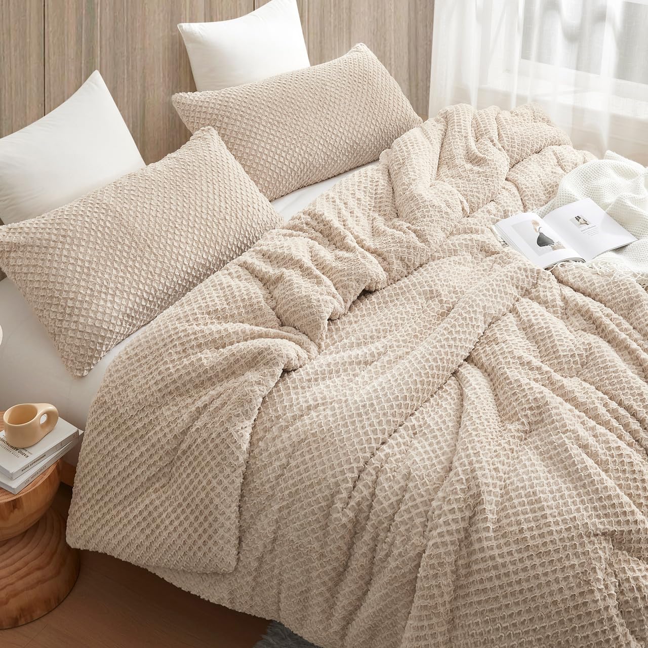 Justa Nother Coma Inducer Oversized King Comforter Set - Brazilian Sand