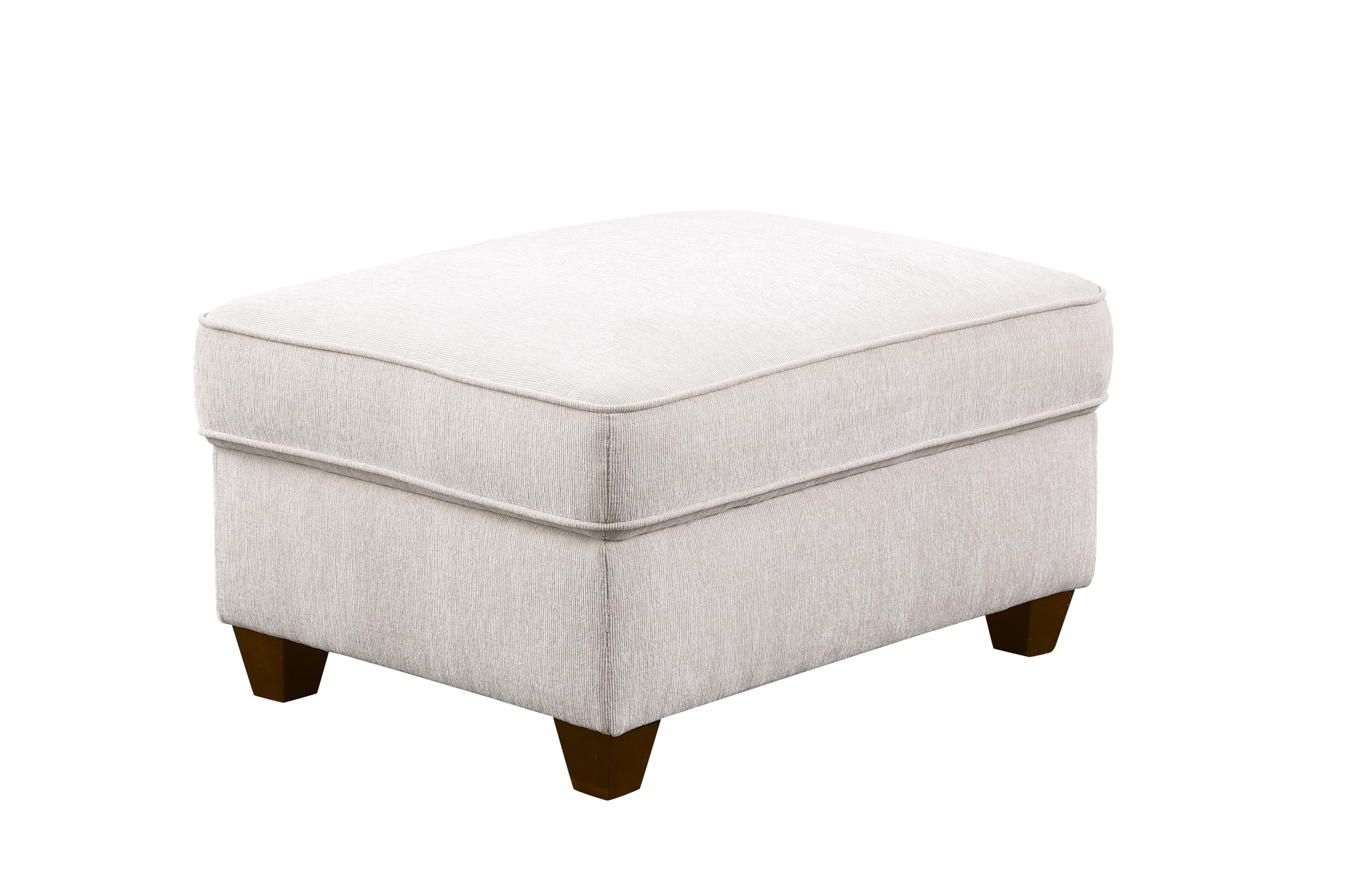 Convertible Sectional Couch with Movable Ottoman and 6 Throw Pillows