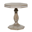 Deco 79 Wood Scroll Handmade Side End Accent Table Intricately Carved End Table, Side Table 28" x 28" x 30", Brown - Bircata