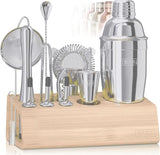 Mixology Bartender Kit Bar Set | 14-Piece Cocktail Shaker Set | Martini Barware Mixing
