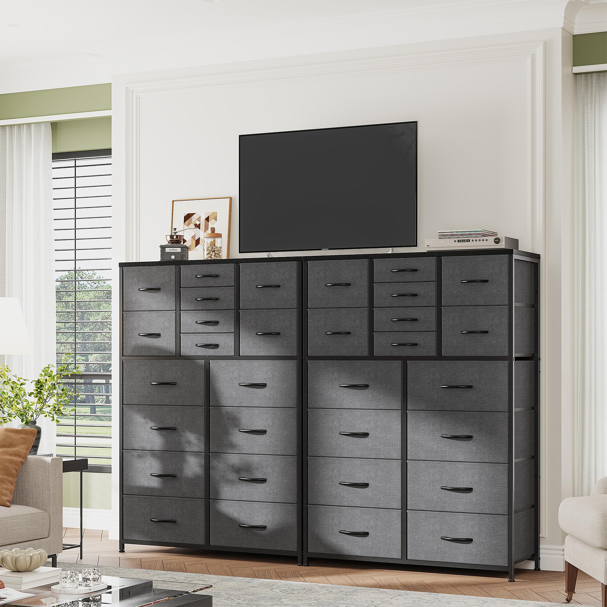 Dresser for Bedroom with 16 Drawers