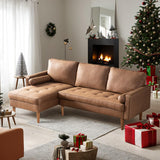 83" Small Sectional Couch Modern Modular L Shaped Sofa with Left Chaise for Small