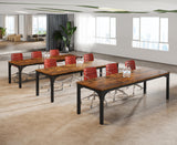 13FT Conference Table, Super Sturdy Large Rectangle Meeting Seminar Table