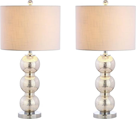 JYL1070A-SET2 Set of 2 Table Lamps Bella 27" Glass Triple-Sphere LED Table Lamp