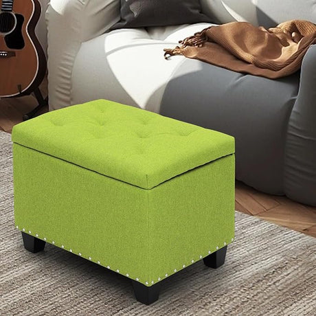 Rectangular Storage Ottoman, 24" Bench Ottoman Storage