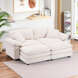 84.6" Sectional Sofa Couch for Living Room