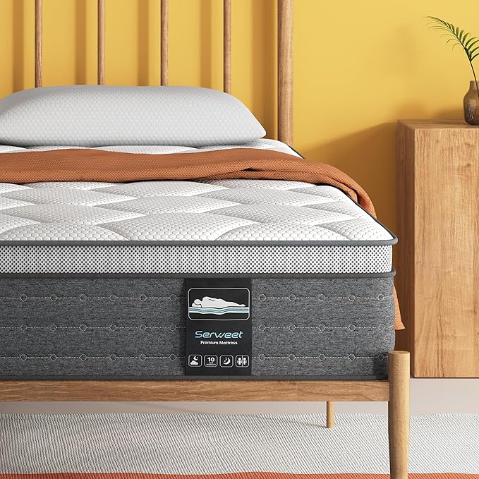 10 Inch Memory Foam Hybrid Queen Mattress