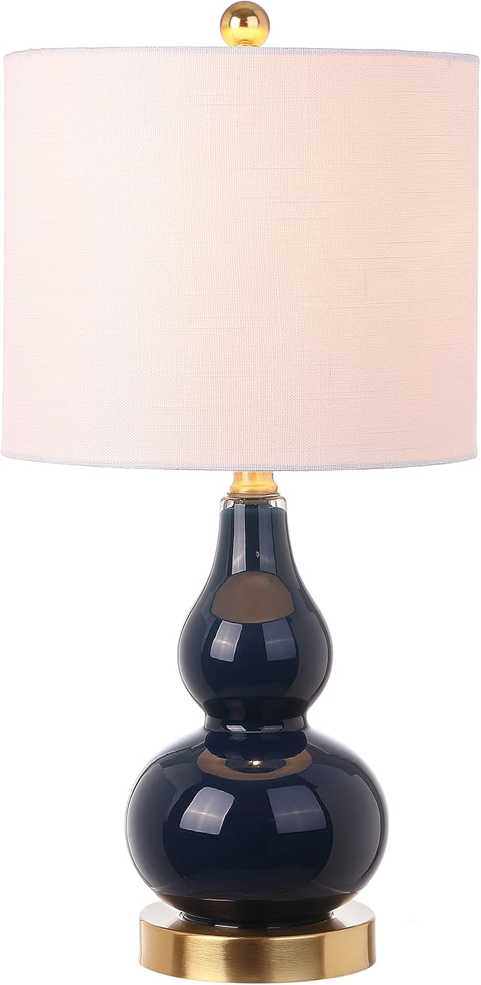 JYL1028C-SET2 Anya 20.5" Mini Glass Lamp(Set of 2) Transitional,Glam,Midcentury