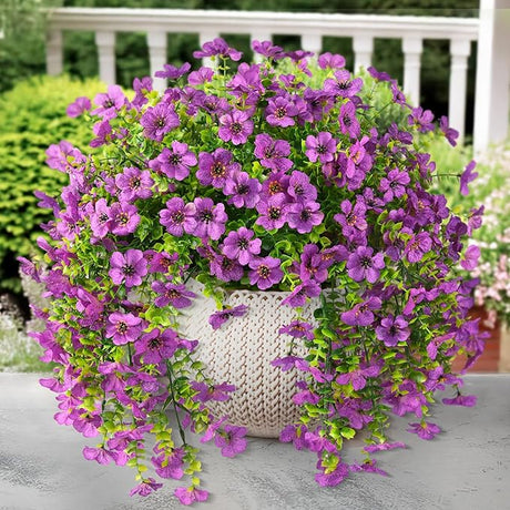 Artificial Hanging Flowers for Outdoors Spring Decoration
