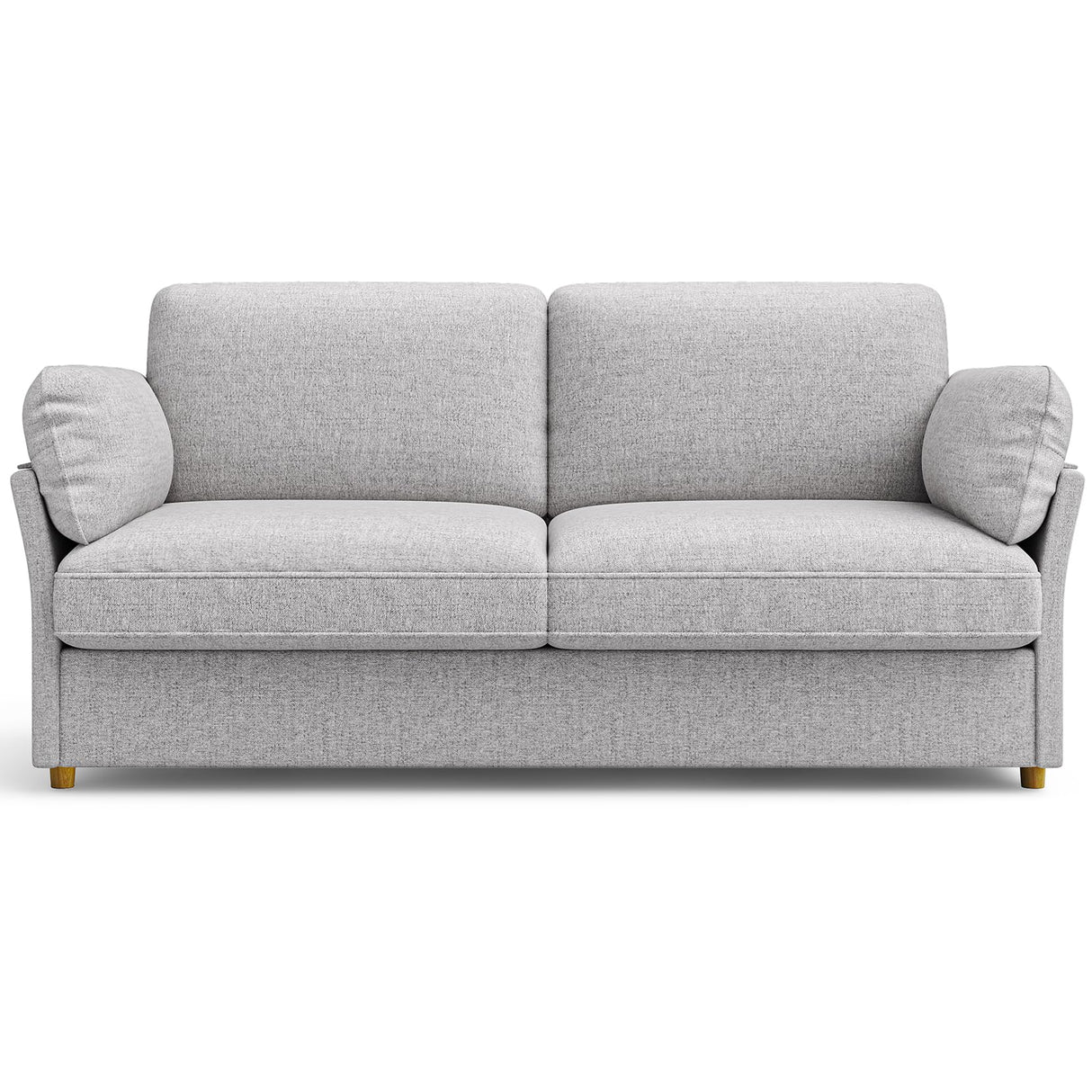 Loveseat Sofa Couch, 70" Grey Couch, Modern Comfy Couch with Deep Seat Cushion,